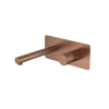 Смеситель из стены Boheme Stick ручка SPIRALE 125-BRB.4 брашированная бронза