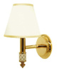 Светильник Boheme Murano Gold 764 15 см, настенный, белый