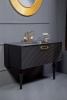 Тумба Armadi Art Linea 100 черная + золото 842-100-BG черный