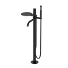 Смеситель Boheme Stick 129-BB.4 для ванны и душа, с душевым гарнитуром, black