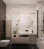 Столешница моноблок FLAT CALACATTA (1210*452*80) 859-120-CLCT CALACATTA