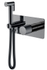 Гигиенический душ Boheme Stick, 127-SGM.2, С ВНУТРЕННЕЙ ЧАСТЬЮ, графит Shine Gun Metal