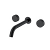 Смеситель из стены Boheme STICK SPIRALE на 3 отв. 152-2-B.4 черный