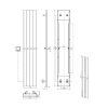 Полотенцесушитель электрический Boheme Flat 725-G, цвет золото