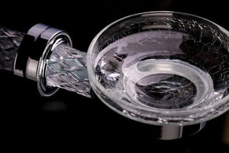 Мыльница Boheme Murano Cristal, хром, 10903-CRST-СH