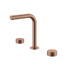 Смеситель для раковины Boheme Stick DIAMOND на 3 отв. 152-CB.1 брашированная медь