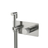 Гигиенический душ Boheme Stick, 127-NB.3, С ВНУТРЕННЕЙ ЧАСТЬЮ, nickel brush