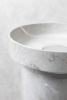 Раковина Boheme Corian 801-GR, 40 см накладная, цвет серый