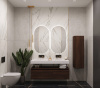 Столешница моноблок FLAT ST 140см (1404*452*100) двойной 888-140 белый
