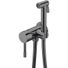Гигиенический душ Boheme Uno, 467-SGM, С ВНУТРЕННЕЙ ЧАСТЬЮ, PVD покрытие, Shine Gun Metall