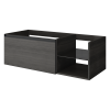 QUATRO 6 120см (80+40) тумба OAK антрацит профиль антрацит 790-M6-120-OA-A OAK ANTRACITE
