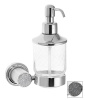 Дозатор жидкого мыла Boheme Royal Cristal 10932-CR-B, хром, черные кристаллы