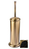Ершик для унитаза Boheme Royal Cristal 10928-BR-B, бронза, черные кристаллы