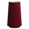 Раковина напольная рифленая Corian 480*480*850 Burgundy 801-Torre-BUR
