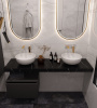 Столешница прямая FLAT NERO MARQUINA 1610*460*70 869-160-NM