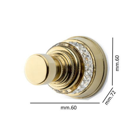 Крючок Boheme Aura 10246-G, цвет золото