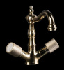 Смеситель для раковины Boheme Royal Crystal, золото, 292-Royal/CRST