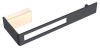 Полотенцедержатель Boheme Q, черный, золото, 10945-G-B