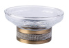 Мыльница Boheme Royal Cristal 10930-BR настольная, бронза