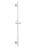 Душевая штанга Boheme Uno 70 см, белый матовый, 420-MW