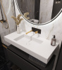 Столешница моноблок FLAT ST 100см (1004*452*100) 888-100 белый
