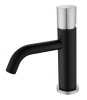 Смеситель для раковины Boheme Stick 121-BCR.2, черный, (black touch chrome)