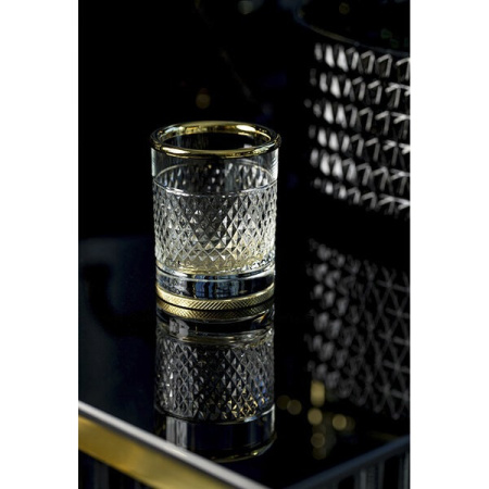 Стакан для зубных щеток Boheme Aura 10252-G, золото