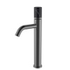 Смеситель для раковины высокий Boheme Stick MRAMOR 122-GM-MR-B вороненая сталь