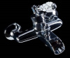 Смеситель для ванны Boheme Vogue 223-CRST Crystal, хром