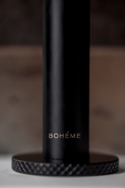 Смеситель для раковины Boheme Elegante 152-B-EL, встраиваемый, цвет черный
