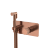Гигиенический душ Boheme Stick ручка LINEA 127-CB.3 со смесителем С ВНУТРЕННЕЙ ЧАСТЬЮ, брашированная медь