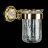 Стакан для зубных щеток Boheme Murano Cristal, золото, 10904-CRST-G