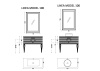 Тумба Armadi Art Linea 80 белая+Хром 842-080-WCR белый
