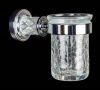 Стакан для зубных щеток Boheme Murano Cristal, хром, 10904-CRST-CH