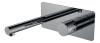 Смеситель для раковины Boheme Stick 125-SGM, цвет графит Shine Gun Metal c ручкой Diamond