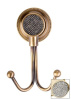 Крючок двойной Boheme Royal Cristal 10926-BR, бронза
