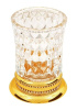 Стакан для зубных щеток Boheme Imperiale 10412 настольный, золото