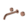 Смеситель из стены Boheme STICK SPIRALE на 3 отв. 152-2-BRB.4 брашированная бронза