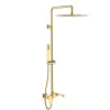 Душевая стойка Boheme Qubic 478-G, цвет Shinny Gold