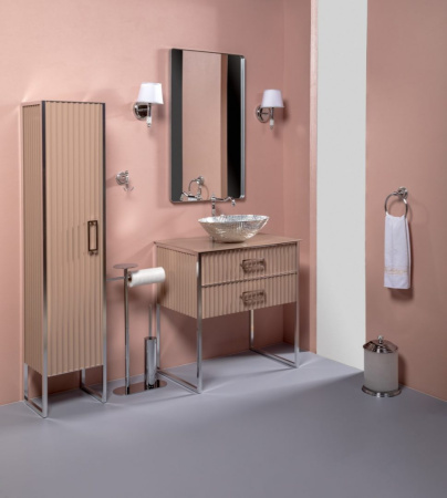 Столешница стекло 80см прямая CAPPUCINO 853-080-CP CAPUCINO