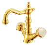 Смеситель для раковины Boheme Imperiale 332 Presente, золото