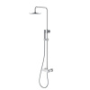 Душевая стойка Boheme Stick 128-WCR.2, White chrome, c ручкой Touch