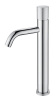 Смеситель Boheme Stick 122-WCR.2 для раковины высокий, белый, хром (white touch chrome)