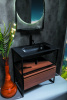 Ящик под консоль LOFT 80 dark wood 1 полка 894-080-D DARK OAK