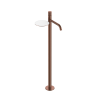 Смеситель для раковины напольный Boheme Stick SPIRALE 120-BRB.4 брашированная бронза