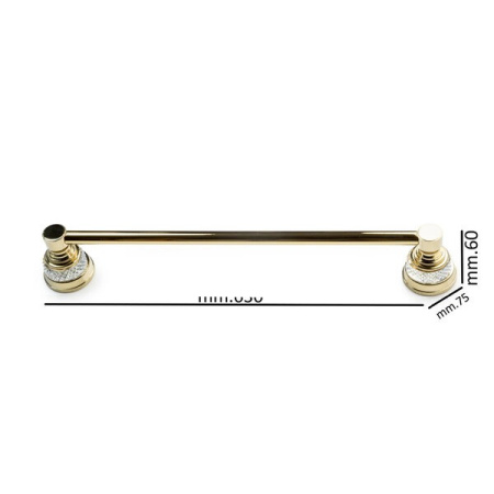 Полотенцедержатель Boheme Aura 10242-G, золото
