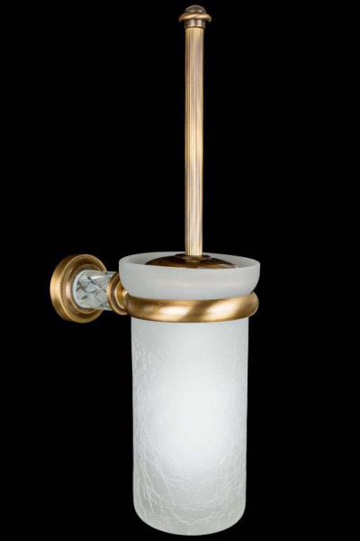 Ершик для унитаза Boheme Murano Cristal стекло, бронза, 10913-CRST-BR