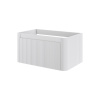 Тумба без раковины VOI рифл. 80см MATT WHITE 782-080-R-MW белый