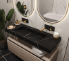 Столешница моноблок FLAT NERO MARQUINA (1210*452*80) 859-120-NM