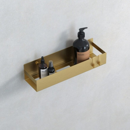 Полка Boheme Q, 35 см, цвет золото матовое, 10965-MG